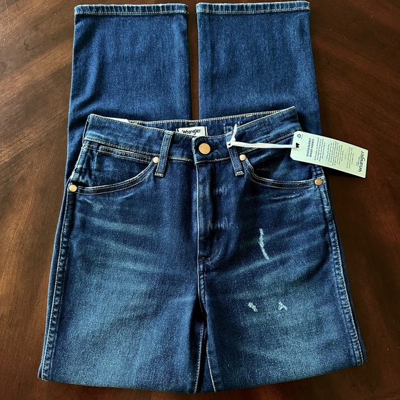 Wrangler Wild West 603 High Rise Straight Jeans 24 X 28 - Picture 8 of 16